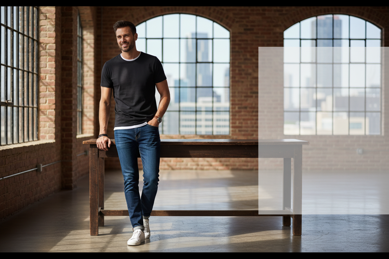 i need jeans and t-shirts